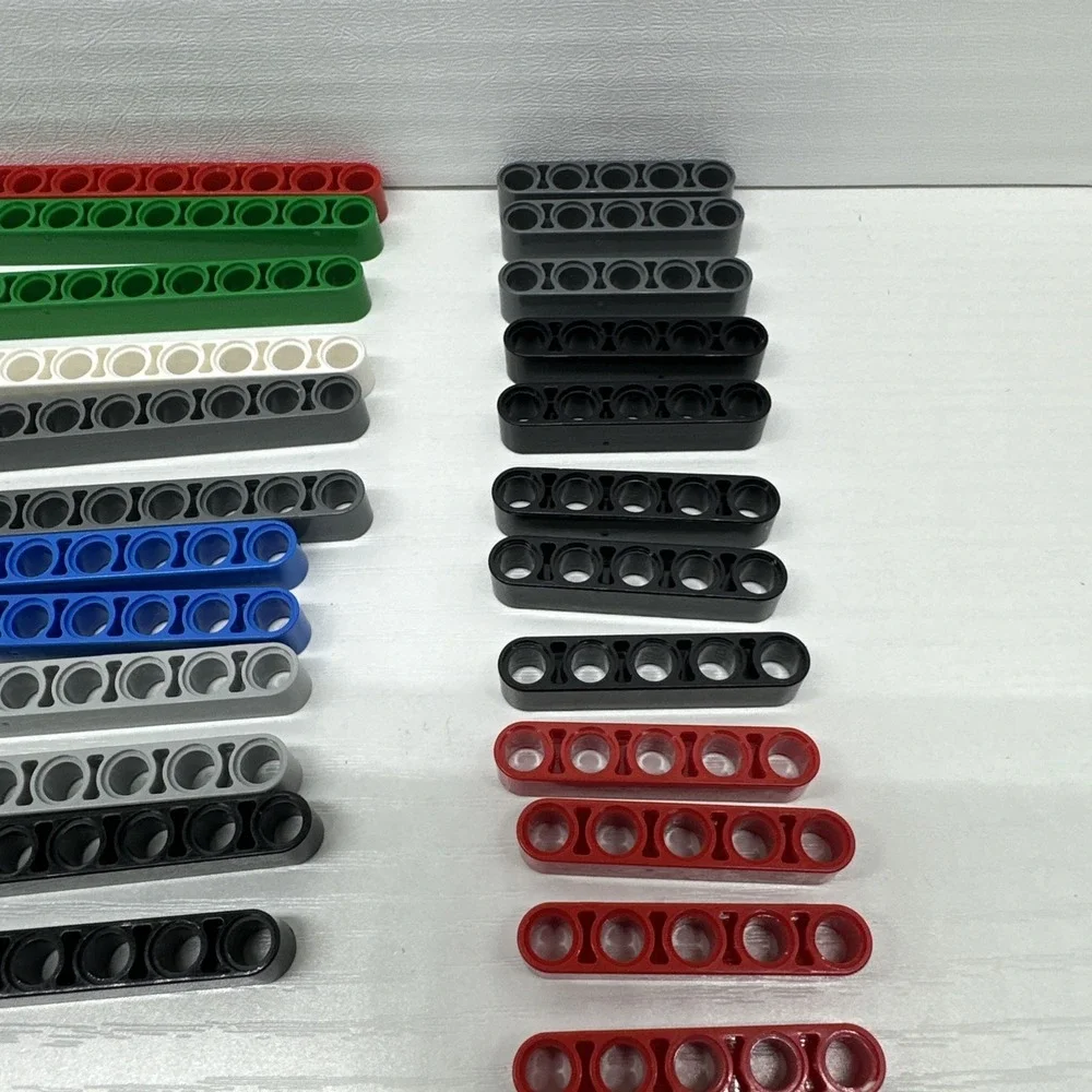 Lego Technic Lift Arm‎ Lot Assorted Sizes And Colors Lot Of 65